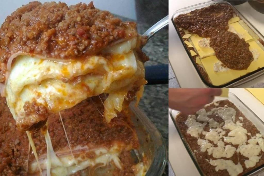 A forma mais simples de fazer lasanha e carne moída A forma mais simples de fazer lasanha e carne moída