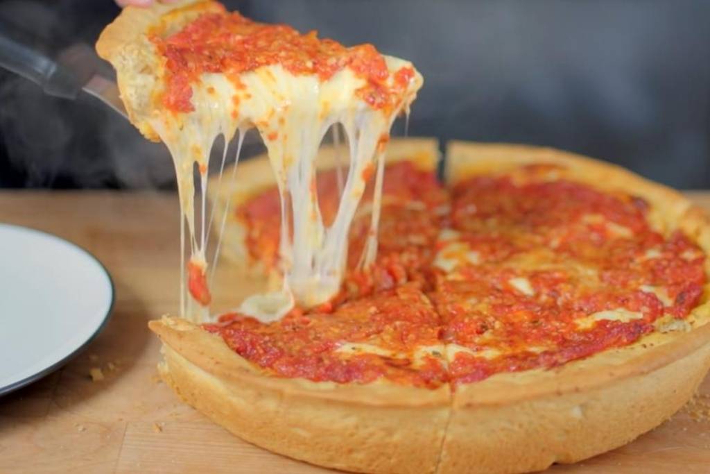 A pizza mais gostosa dos estados unidos pra fazer em casa A pizza mais gostosa dos estados unidos pra fazer em casa