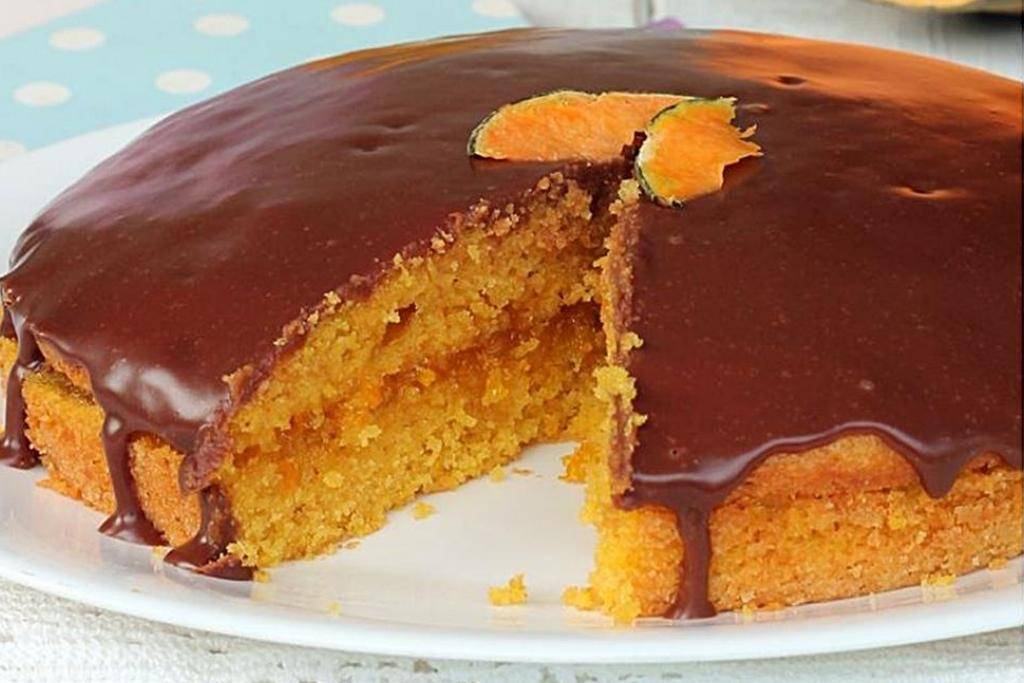 Bolo delícia de laranja e abóbora, fica muito fofo e cheio de sabor Bolo delícia de laranja e abóbora, fica muito fofo e cheio de sabor