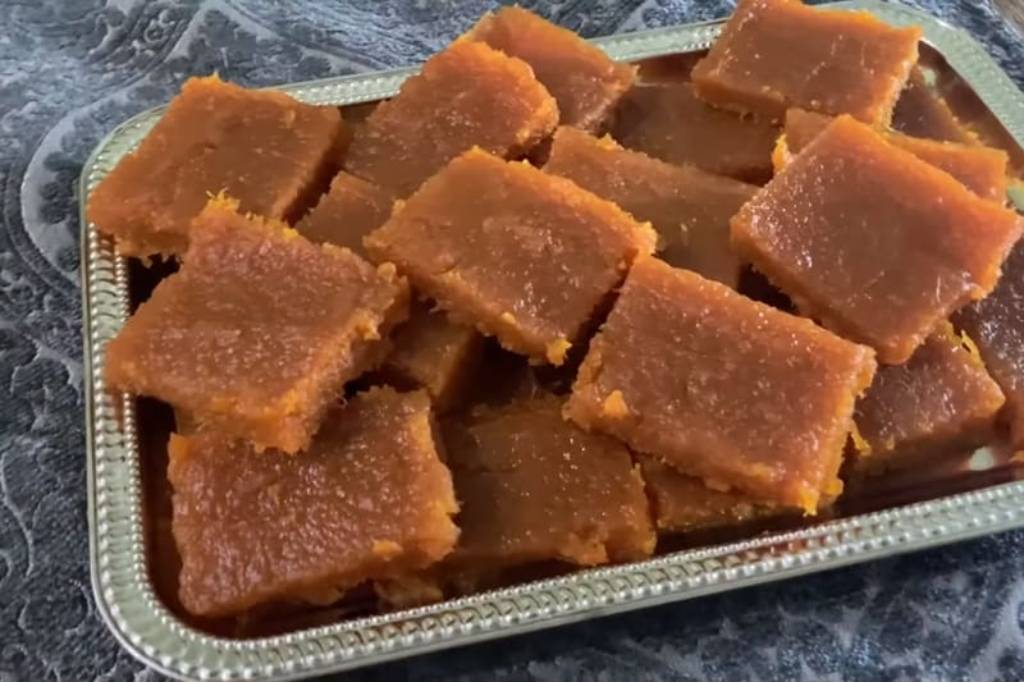 Doce de abóbora de corte caseiro igual aqueles vendidos antigamente, delicioso Doce de abóbora de corte caseiro igual aqueles vendidos antigamente, delicioso