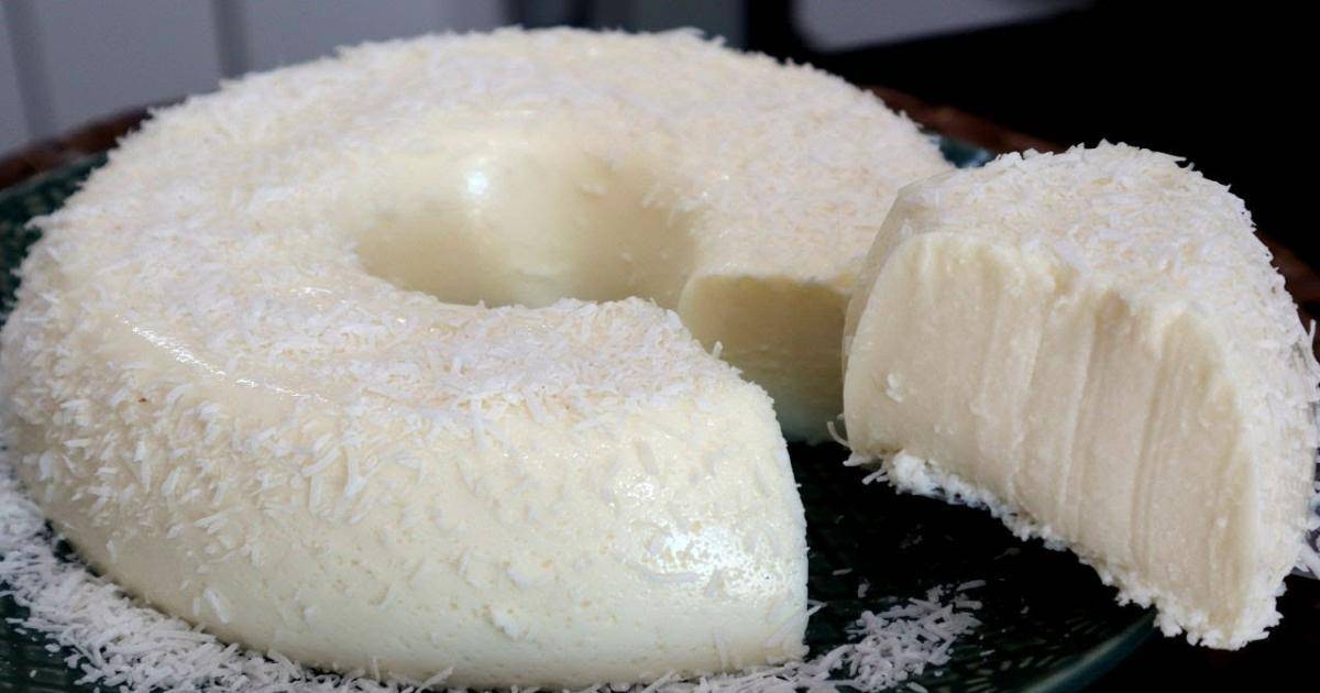 Manjar de coco low carb, sirva uma sobremesa saudável para sua família Manjar de coco low carb, sirva uma sobremesa saudável para sua família