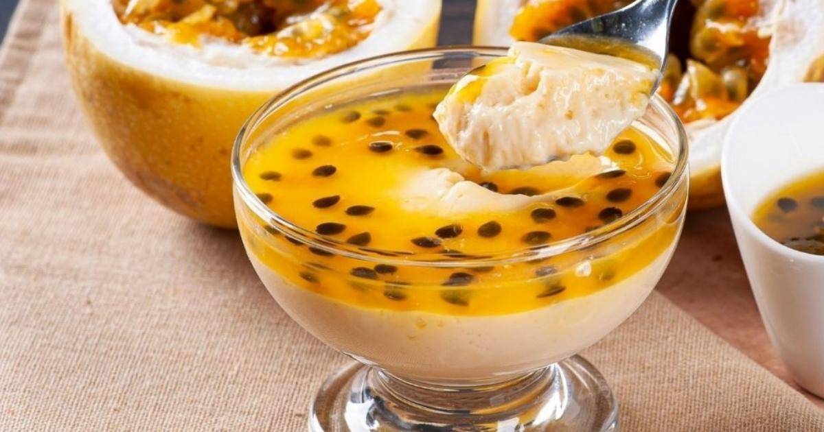 Mousse Gelado de Maracujá Muito Refrescante! Mousse Gelado de Maracujá Muito Refrescante!