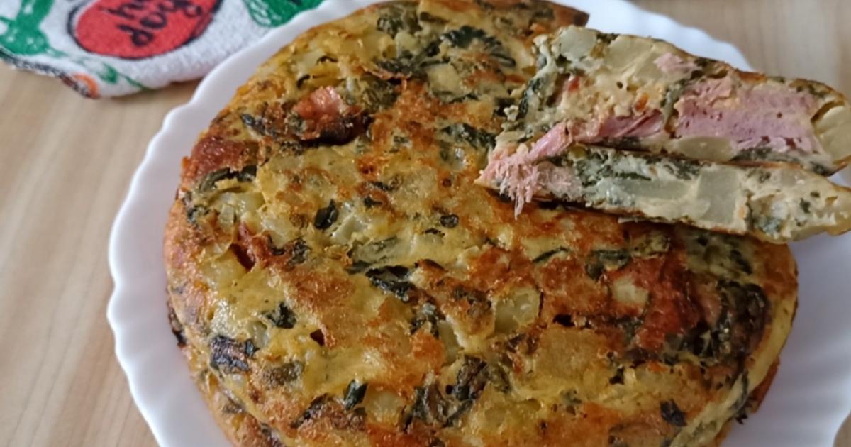 Torta de Batata Com Espinafre e Filé Suíno na Frigideira! Torta de Batata Com Espinafre e Filé Suíno na Frigideira!