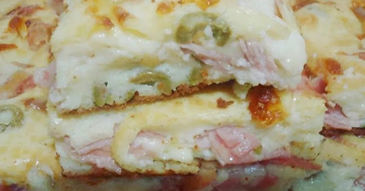 Torta de Presunto e Queijo Com Massa Levinha! Torta de Presunto e Queijo Com Massa Levinha!